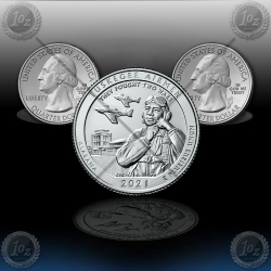 ZDA 25 Cents (56th Quarters) 2021 "Alabama - Tuskegee Airmen" P+D